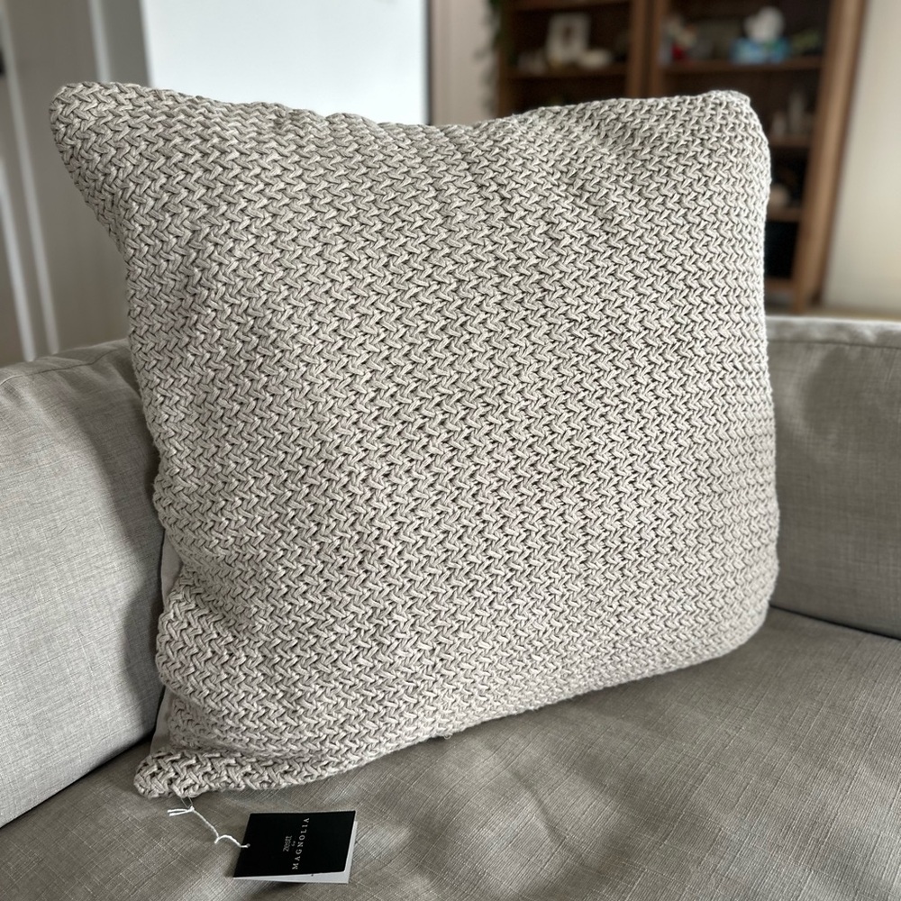 Magnolia Home- Magnolia Market Ira Woven Floor Pillow 24x24